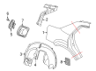 Diagram for Chrysler 300 Fuel Door - 68498792AA