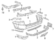 Diagram for 2025 Dodge Durango Bumper - 68617739AA