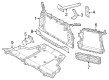 Diagram for 2025 Dodge Hornet Radiator Support - 68443369AA