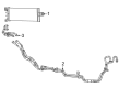 Diagram for Jeep Wagoneer Transmission Oil Cooler Hose - 68448065AB