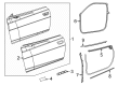 Diagram for Dodge Charger Daytona Door Seal - 68592089AD