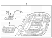 Diagram for 2025 Jeep Grand Cherokee Dome Light - 6ZV911X7AJ
