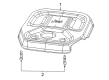Diagram for 2025 Jeep Wrangler Engine Cover - 68608381AA