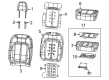 Diagram for 2025 Jeep Grand Cherokee Seat Cover - 7GK44TX7AH
