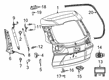 Diagram for Dodge Charger Daytona Door Latch Assembly - 68364386AF