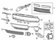 Diagram for Dodge Challenger Grille - 7BK99RXFAB