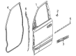 Diagram for Ram Door Seal - 68291602AE