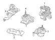 Diagram for 2025 Jeep Wrangler Engine Mount - 68622629AA