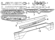 Diagram for 2025 Jeep Grand Cherokee Emblem - 68597310AA