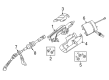 Diagram for 2025 Dodge Durango Steering Column - 68617923AA