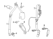 Diagram for 2024 Jeep Gladiator Seat Belt - 7JE40TX7AB