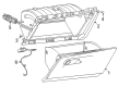 Diagram for Dodge Charger Daytona Glove Box - 7XE88TX7AA
