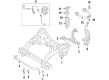 Diagram for 2025 Dodge Durango Steering Knuckle - 68251518AE