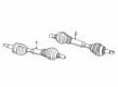 Diagram for 2023 Jeep Cherokee Axle Shaft - 68341692AB