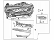 Diagram for 2025 Jeep Wagoneer L Headlight - 68598983AA