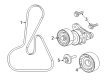 Diagram for Jeep Cherokee Belt Tensioner - 4627742AB