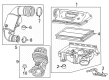 Diagram for 2025 Dodge Hornet Air Duct - 68584765AA