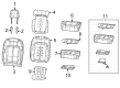 Diagram for 2025 Jeep Grand Cherokee Seat Cover - 7KG68BDQAB
