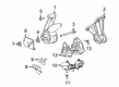 Diagram for 2025 Ram 1500 Engine Mount - 68248784AC