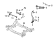 Diagram for 2021 Dodge Challenger Steering Knuckle - 68466630AA