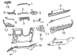 Diagram for 2025 Jeep Grand Cherokee Steering Column Cover - 6PM16TX7AD