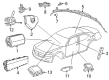 Diagram for 2023 Dodge Charger Air Bag - 68222743AG