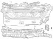 Diagram for 2025 Jeep Grand Cherokee Headlight - 68606228AB