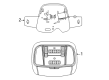 Diagram for 2024 Dodge Durango Dome Light - 7BG351X9AB