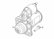 Diagram for Jeep Renegade Starter Motor - 68411139AD