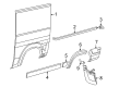 Diagram for 2024 Ram ProMaster 2500 Door Moldings - 7DM82JXWAB