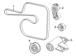 Diagram for Jeep Grand Cherokee L Drive Belt - 68452779AA
