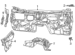 Diagram for Dodge Charger Daytona Dash Panels - 68599452AC