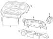 Diagram for 2025 Jeep Grand Cherokee Engine Cover - 68414305AA