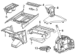 Diagram for 2025 Ram 1500 Cup Holder - 68536985AA