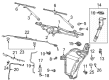 Diagram for 2024 Jeep Gladiator Wiper Arm - 68382427AC