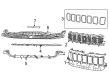 Diagram for 2025 Jeep Wagoneer L Grille - 7DS80DX8AA