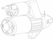 Diagram for Jeep Grand Wagoneer Starter Motor - 68498776AA