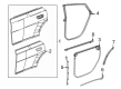 Diagram for Dodge Charger Daytona Door Seal - 68592091AC