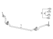 Diagram for Ram ProMaster EV Sway Bar Link - 68572140AA