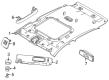 Diagram for 2025 Dodge Hornet Sun Visor - 7QH53U3RAA