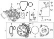 Diagram for Ram 1500 Water Pump Gasket - 68391293AB
