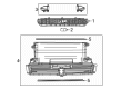 Diagram for Dodge Charger Daytona Grille - 7LN40GXHAA