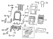 Diagram for Jeep Wrangler Seat Cushion - 68617513AA