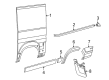 Diagram for 2023 Ram ProMaster 1500 Door Moldings - 7CR90JXWAB