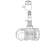 Diagram for Dodge Charger Daytona TPMS Sensor - 68575243AB