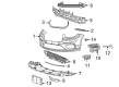 Diagram for 2025 Chrysler Pacifica Bumper - 68505028AB