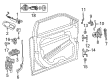 Diagram for Chrysler 300 Door Handle - 1RH64GW7AH