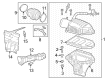 Diagram for 2023 Dodge Charger Air Filter Box - 53011130AB