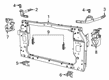Diagram for Jeep Cherokee Radiator Support - 68438518AA