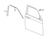 Diagram for Mopar Door Moldings - 68224368AE